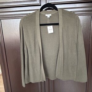 JJill open cardigan Size Large. NWT